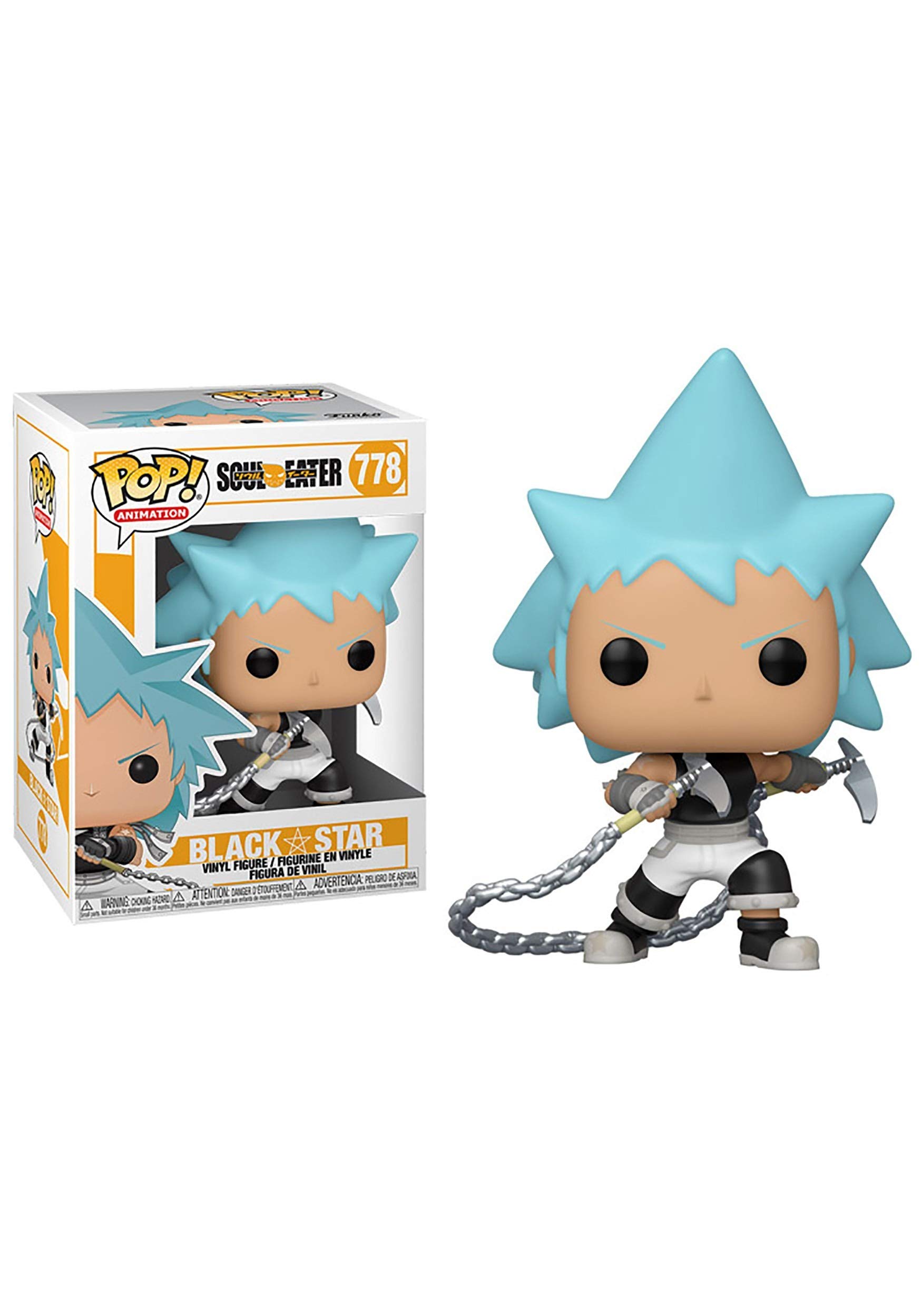 ソウルイーター funko pop ブラックスター　フィギュア Amazon.com: Funko Pop! Animation: Soul Eater - Black Star